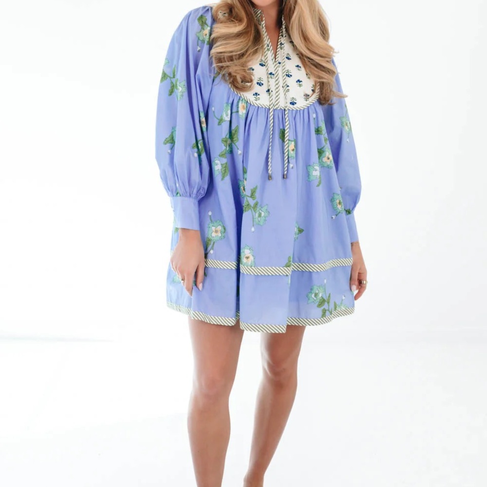 Mixed Feelings Dress - Blue